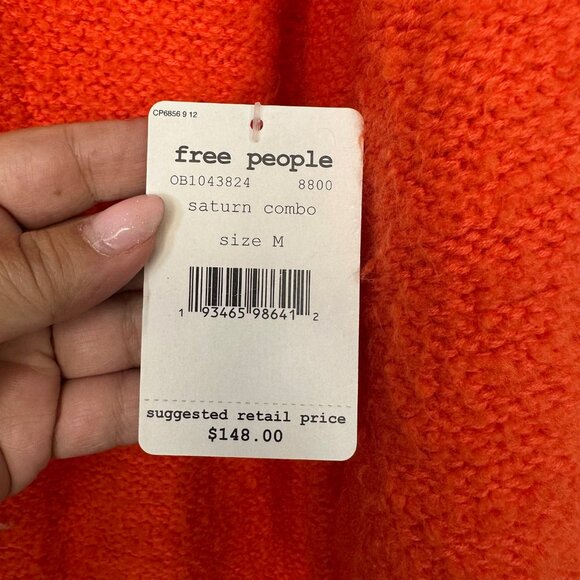 Free People Snow Drop Cardigan Sweater in Saturn Combo M - NEW - Picture 9 of 16